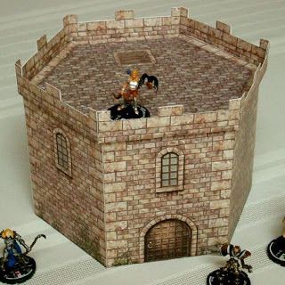 Tektonten Papercraft: Architecture Paper Terrain, Knight Miniature, Dnd Crafting, Diorama Diy, Mini Castle, Free Paper Models, Scatter Terrain, Miniature Gaming, 40k Terrain