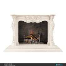 Los Angeles Cast Stone Josephine Fireplace Surround | Wayfair Precast Fireplace, Cast Stone Fireplace Surround, Distressed Fireplace, Wood Fireplace Surrounds, Cast Stone Fireplace, Fireplace Mantel Surrounds, Stone Fireplace Surround, Classic Fireplace, Mantel Surround