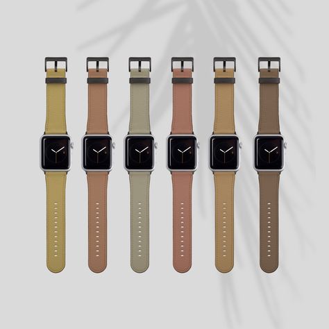 Gold Apple Watch, Small Watch, Leather Apple Watch, Apple Watch Bands Leather, Rose Gold Hardware, Hardware Finishes, Watch Straps, New Bands, Apple Watch Strap