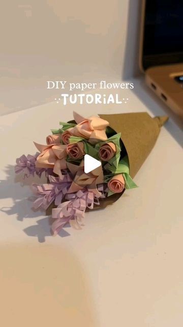 Diy & craft on Instagram: "Diy flower bouquet 💐💐💐

#diy #diycrafts #papercrafts #paperflowers #diyideas #surprise #paper #love #cardmaking #grif #surprise #reels #instagram #explore #instagram #instagramreels #ideas #surprisebox #homemade #homemade #day #viralsong #flowers #butterfly #beautiful #diyprojects #diyideas #paperbox #weddinggift" Diy Paper Flowers Tutorial, Butterfly Beautiful, Flowers Butterfly, Spring Crafts For Kids, Easter Decorations Kids, Reels Instagram, Easter Decorations Christian, Easy Diy Gifts, Paper Towel Roll Crafts