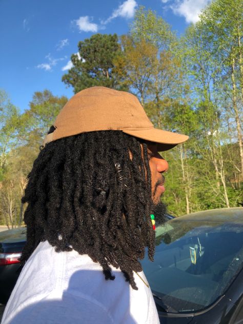 Medium Loc Styles For Men, Locs Hairstyles For Men, Locs Men, Dyed Dreads, Freeform Locs, Dread Hairstyles For Men, Loc Styles For Men, Black Hair Growth, Natural Dreads