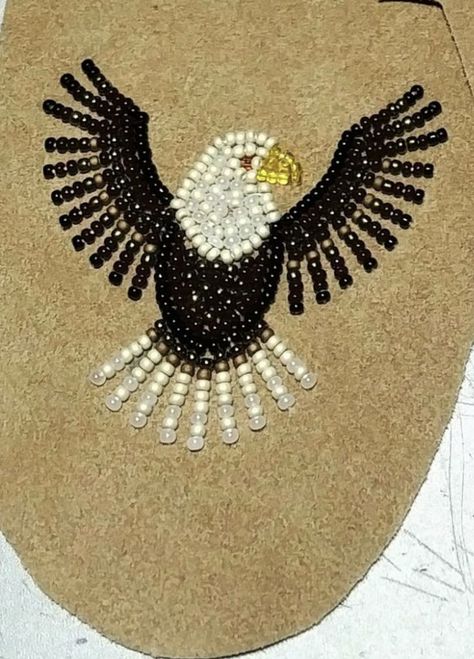 Indigenous Beading Patterns, Eagle Beadwork, Beaded Medallion Patterns, Beading Indigenous, Metis Beadwork Patterns, Beaded Eagle, Shaman Ritual, Indian Beadwork, Native American Beadwork Patterns