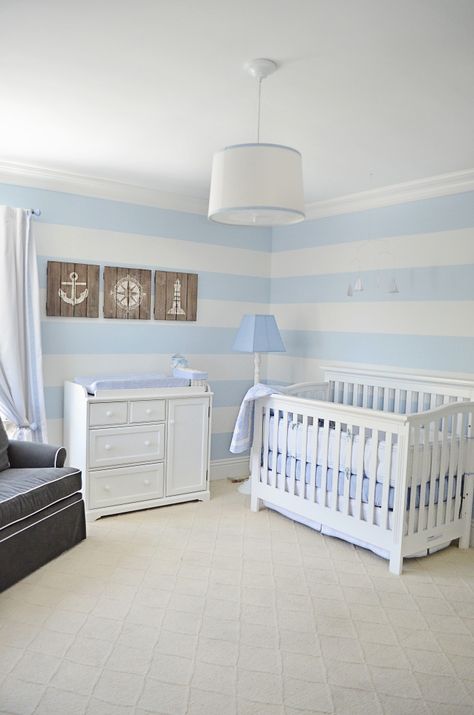 Project Nursery - Nautical Baby Nursery Decor