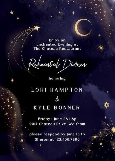 Rehearsal Dinner Invitation Templates (Free) | Greetings Island Safari Shower Ideas, Dinner Invitation Design, Rehearsal Dinner Party, Invitation Writing, Free Invitation Cards, Disco Birthday Party, Dinner Invitation Template, Wedding Rehearsal Dinner Invitations, Dinner Party Invitations