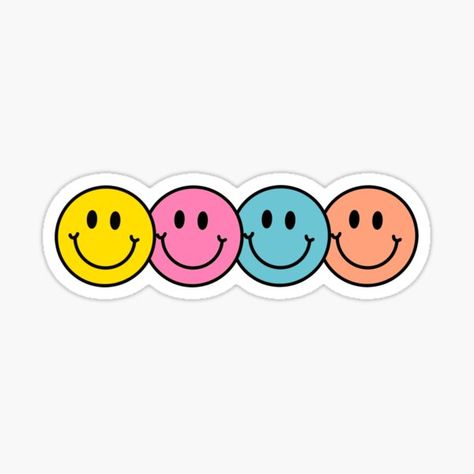 "Smile" Sticker for Sale by andiegras | Redbubble Printable Wall Art Free, Smile Sticker, Cute Smiley Face, Free Wall Art, Work Stickers, Happy Stickers, Free Printable Wall Art, Macbook Stickers, Free Art Prints