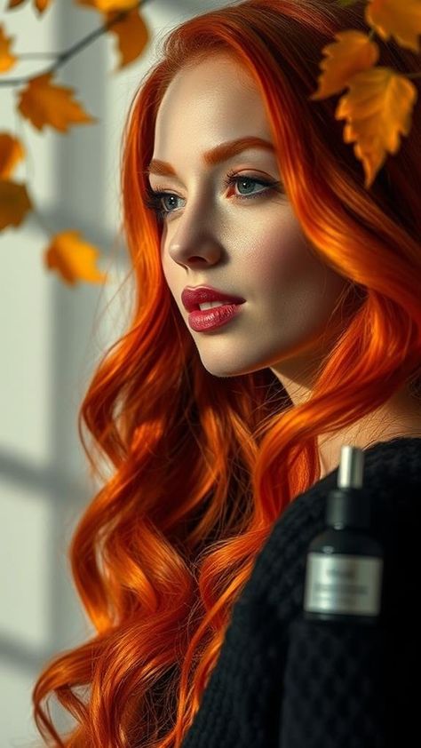 5 Ways to Rock Fall Red Hair Color Like a Pro Fall Red Hair Color, Fall Red Hair, Sandy Blonde Hair, Vibrant Red Hair, Red Hair Looks, Blue Eyes Pop, Halloween Beauty, Sandy Blonde, Red Hair Color