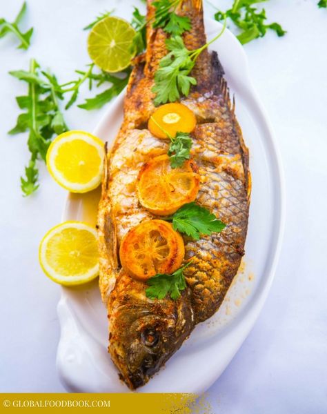 DELICIOUS GRILLED CROAKER FISH 🐠 🐟 🐠 👅 😋 🌿 ☘ — Steemit