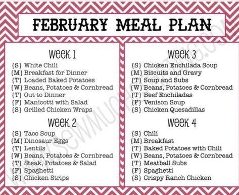 Meal Prep Bullet Journal, July Meal Plan, February Meal Plan, January Meal Plan, Meal Plan Calendar, Dinner Menu Planning, Plan Calendar, Cheap Meal Plans, Meal Planning Board