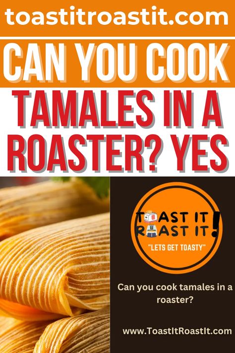 Can you cook tamales in a roaster? Yes! Honestly, I’m not a big fan of super spicy food, but when I tried some roasted tamales at a local restaurant in Toronto, I knew I just had to experiment in the kitchen. Their perfect texture and flavor had me wondering, Can you cook tamales in a roaster? #tamales #mexicanfood #food #foodporn #foodie Cooking Tamales In A Roaster, Reheating Tamales, How To Cook Tamales, Steaming Tamales, Individual Meals, Electric Roaster, Red Chili Sauce, 2023 Recipes, Tamale Recipe