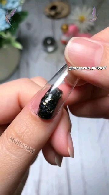 Morovan Poly Gel, Beginner Nail Designs, Nude Acrylic Nails, Different Color Nails, Bling Nail Art, Gel Nail Set, Poly Gel, Gel Acrylic Nails, Fancy Nails Designs