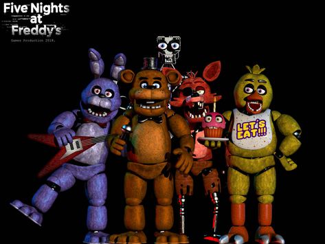 FNAF 1 - Pose for the Picture! by https://www.deviantart.com/gamesproduction on @DeviantArt Fnaf Sfm, Circus Characters, Character Types, Fnaf 1, Freddy Fazbear, Fnaf Characters, Horror Music, Movie Genres, Western Movies