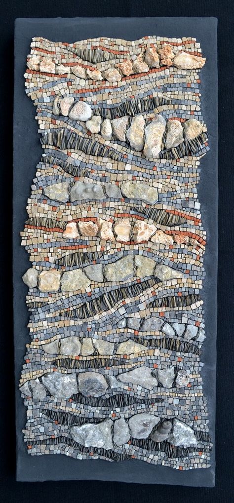 Calling out the laggards and obstructionists: A mosaic ode to the Fossil of the Day award | Julie Sperling Mosaics Smalti Mosaic Ideas, Wall Mosaic Ideas, Stone Mosaic Art, Mosaics Ideas, Mosaic Rocks, Mosaic Art Projects, Mosaic Madness, Mosaic Stained, Mosaic Tile Art