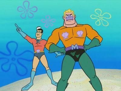 Spongebob Superhero Costumes, Spongebob Superhero, Mermaid Man Costume, Partner Costumes, Barnacle Boy, Badass Halloween Costumes, Mermaid Man, Hot Halloween Outfits, Duo Halloween Costumes