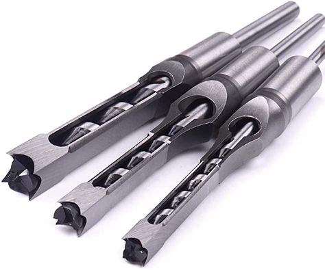 Atoplee Woodworker 5/16 3/8 1/2 Inch Square Hole Drill Bits Mortising Chisel Set (All of Sizes): Amazon.com: Industrial & Scientific Woodworking Square, Woodworking Chisels, Work Benches, Handyman Projects, Chisel Set, Klein Tools, Drill Press, Wood Tools, High Speed Steel