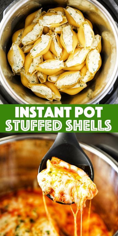 Instant Pot Stuffed Shells, Instant Pot Pasta, Instant Pot Dinner, Recipe Instant Pot, Instant Pot Pasta Recipe, Shells Recipe, Stuffed Shells Recipe, Best Instant Pot Recipe, Instant Recipes