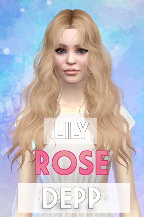 Lily Rose Depp - Sims 4 cc download Sims 4 Cc Lily Rose Depp, Sims 4 Lily Rose Depp, Sims Download, Sims 4 Cc Download, Rose Depp, Lily Rose Depp, Ts4 Cc, Lily Rose, Sims 4 Cc