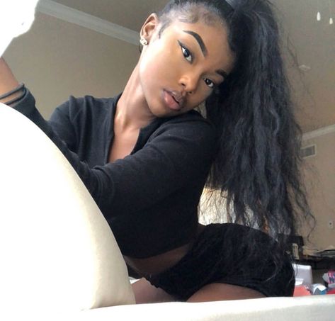 pinterest: @youh8key ♡ Thirst Trap, Snap Ideas, Black Goddess, Dark Skin Beauty, Girls Braids, Black Girls Hairstyles, Brown Skin, Hair Dos, Black Is Beautiful