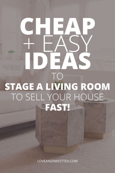 If you want to sell your house fast, you need to do some living room staging. Check out these living room staging before & after photos to get some ideas for staging your living room to sell, even if you have a small space or fireplace. Staging Living Room With Fireplace, Living Room Without Furniture, Staging A Living Room, Living Room Staging Ideas, Staging Living Room, Staged Living Room, Room Staging, House For Sell, Small Living Room Furniture