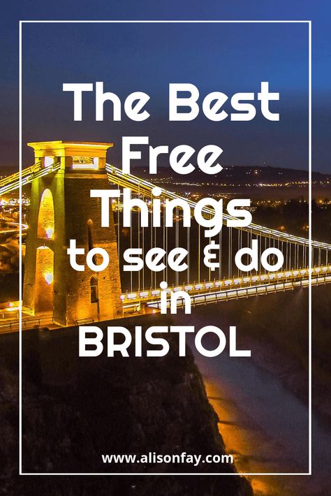 Best free things to see and do in bristol Things To Do In Bristol, Travelling Europe, Bristol England, United Kingdom Travel, Backpacking Europe, Travel Articles, Free Things To Do, Travel Planning, Europe Travel Tips