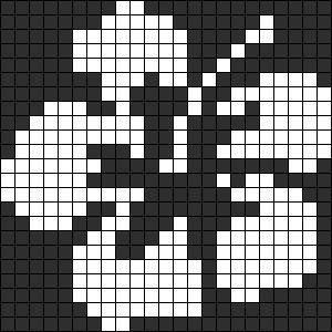 Aloha Flower, Grid Crochet, Crochet Grid, Pixel Grid, Graph Crochet, Grid Patterns, Easy Pixel Art, Pixel Crochet, Pixel Art Grid