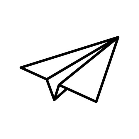 Paper airplane line icon Paper Airplane Logo, Airplane Line Art, Paper Airplane Illustration, Paper Plane Logo, Maker Fun Factory, Airplane Illustration, Airplane Icon, Airplane Vector, Fun Factory