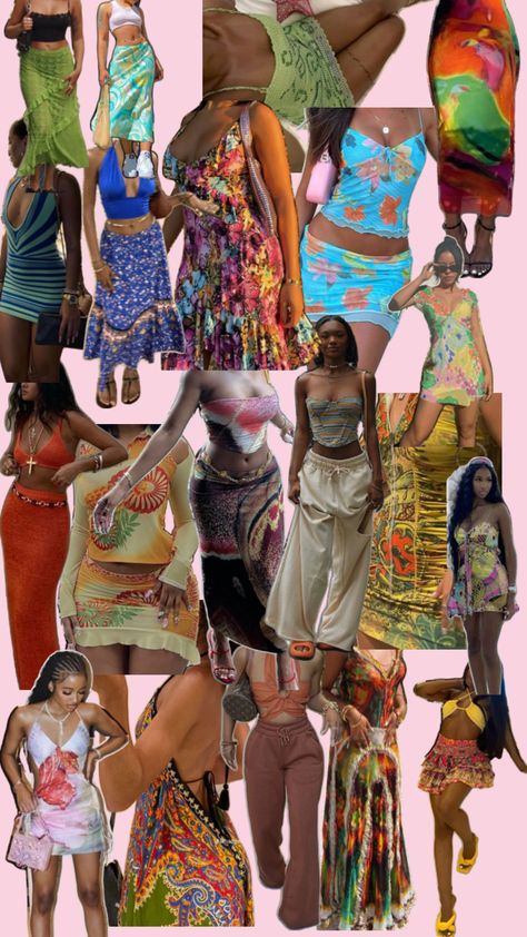 Plus Size Aesthetic Outfits, Jamaica Outfits, Holiday Outfits Summer, Outing Outfit, Earthy Outfits, Stylish Summer Outfits, Streetwear Fashion Women, Lookbook Outfits, Retro Outfits