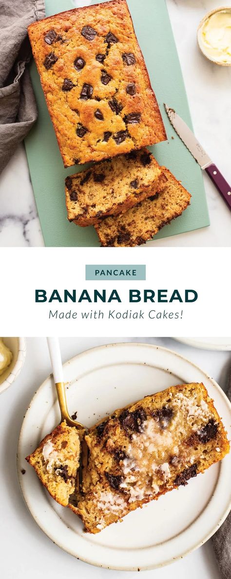 Pancake Banana, Kodiak Cakes Recipe, Monkey Breads, Protein Banana Bread, Protein Pancake Mix, Pancake Mix Recipes, Fit Foodie Finds, Banana Bread Recipe Healthy, Banana And Egg