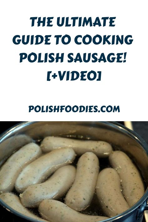 Master the art of cooking Polish sausage! Explore various methods for boiling, frying, grilling, and more. Discover delicious serving suggestions! How To Cook Polish Sausage, Polish Sausage Recipes, How To Cook Kielbasa, Polska Kielbasa, Sausage Crockpot, Fried Sausage, Blood Sausage, Art Of Cooking, Polish Sausage