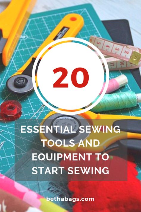 a short guide to basic sewing tools that will be enough to start your sewing adventures. Strip Quilt, Start Sewing, Rag Quilts, Trendy Sewing, Quilt Tutorial, Beginner Sewing, Strip Quilts, Fabric Scissors, Sewing Blogs