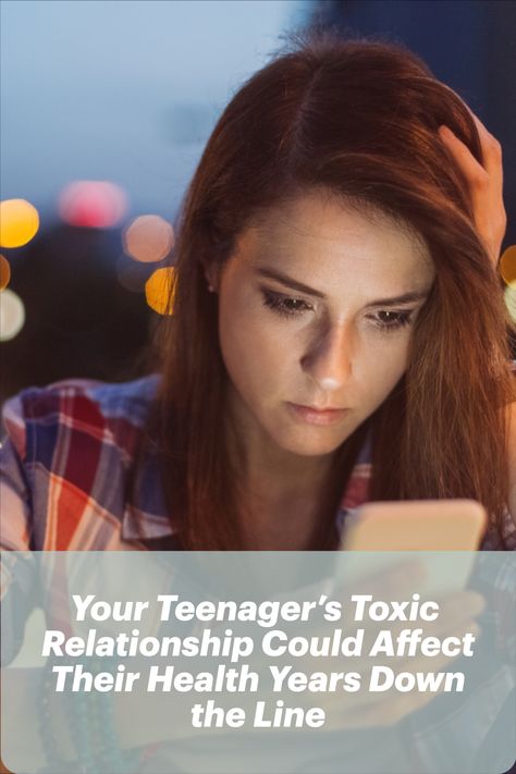 It’s important to note that not all teens who have tumultuous high school relationships will develop long-term health issues. Rather, this research highlights how formative adolescent experiences can be — for better or worse. High School Relationships, Teen Relationships, Toxic Relationship, Parenting Teens, Toxic Relationships, Health Issues, The Line, Health And Wellness, High School