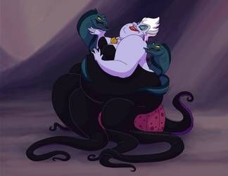 Ursula by Kaos10 on DeviantArt Greatest Villains, Disney Villain, Sea Witch, Letting Go Of Him, Les Miserables, Disney Villains, Little Princess, Disney Art, The Little Mermaid