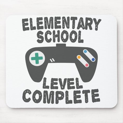 Elementary School Level Complete Graduation Gaming Mouse Pad Gender: unisex. Age Group: adult. Middle School Graduation Party, Grad Backdrop, Rally Ideas, Promotion Celebration, Elementary School Graduation, Elementary Graduation, Middle School Graduation, First Day Of School Pictures, 5th Grade Graduation