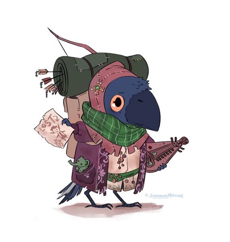 Pigeon Character Design, Game Character Design, Character Design References, Dnd Characters, Creature Design, Creature Art, Fantasy Character Design, 그림 그리기, Game Character