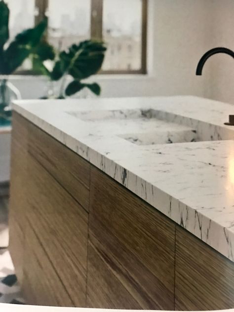 Ceaserstone Ceaserstone Countertops, Stone Kitchen Counter, Marble Bathroom Counter, Caesarstone Countertop, Stone Kitchen, Counter Design, Bathroom Counters, Marble Bathroom, House Inspo