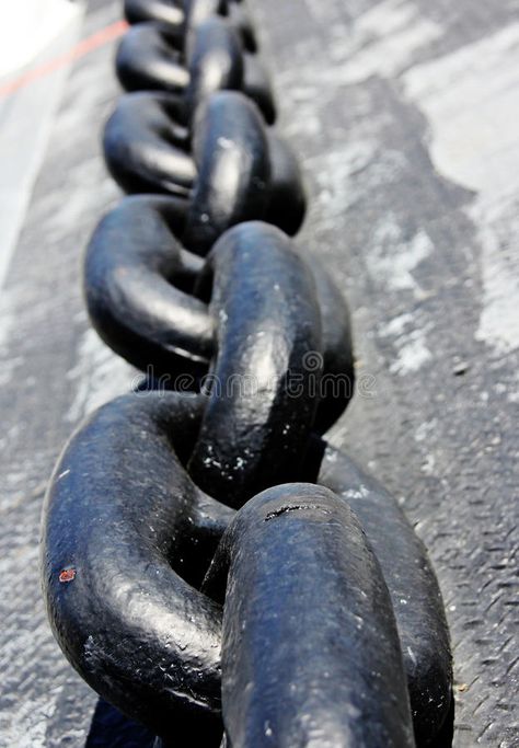 Anchor Chain. Close up shot of a big, black, super duty ship's anchor chain , #AFF, #shot, #big, #Close, #Anchor, #Chain #ad Ground Anchor, Ship Anchor, Flower Abstract, Anchor Chain, Water Photography, Black Sheep, Metal Chain Link, Super Duty, Caterpillar