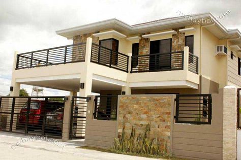 Modern House Philippines, Cavite Philippines, Tor Design, Philippines House Design, City Houses, Philippine Houses, Retirement House, 2 Storey House Design, Two Story House