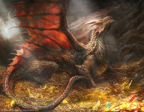 ArtStation - Ancient Copper Dragon Copper Dragon Art, Ancient Dragon Art, Copper Dragon Dnd, Mtg Dragon, Dragon Stuff, Monster Artwork, Mythical Monsters, Maximum Ride, Copper Dragon