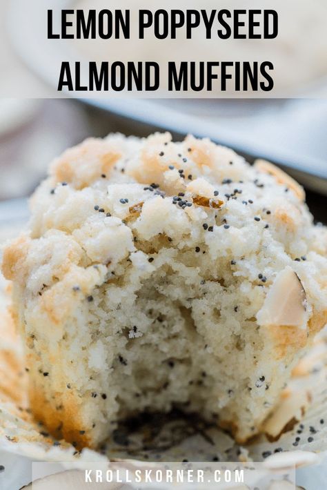 Poppyseed Recipes, Poppy Muffins, Muffins Ideas, Food Biryani, Muffins Lemon, Brunch Muffins, Muffins With Streusel Topping, Poppyseed Muffins, Almond Muffins