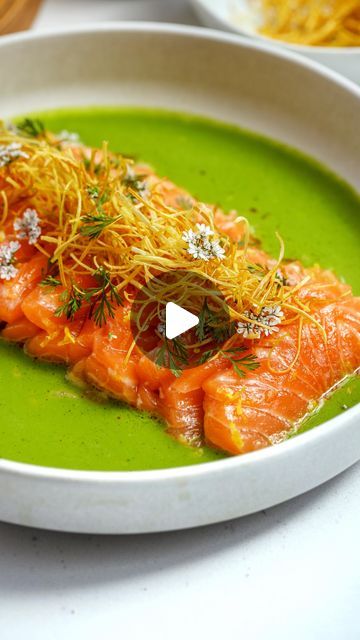 22K likes, 323 comments - foodmymuse on April 16, 2024: "Salmon Crudo & Cilantro Coconut Sauce for ep.1 of my ‘If I had a restaurant’ series.  This dish more than deserves a spot at my imagi...". Crudo Recipe, Sushi Grade Salmon, Salmon Crudo, White Miso Paste, Miso Paste, Coconut Sauce, White Miso, Flaky Salt, Agave Syrup