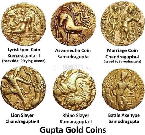 Ancient Coins India, Gupta Empire, Ancient Indian Coins, Gods Photos, Vedic Knowledge, Course Notes, Bts New Song, Hindu Temples, Ancient History Facts