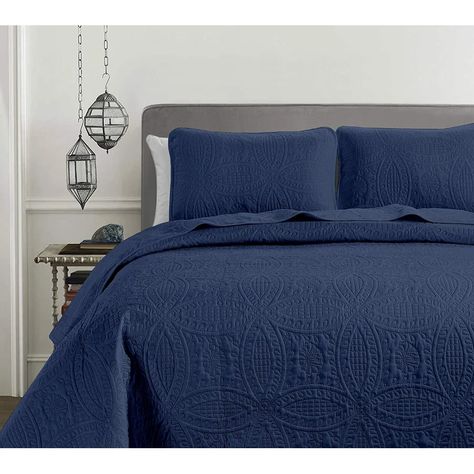 Quilts, Coverlets, & Sets You'll Love in 2021 | Wayfair King Quilt Bedding, Quilts Bedding, King Size Quilt Sets, Teal Quilt, Cama King Size, First Apartment Decorating, Queen Size Quilt, King Size Quilt, Bed Sets