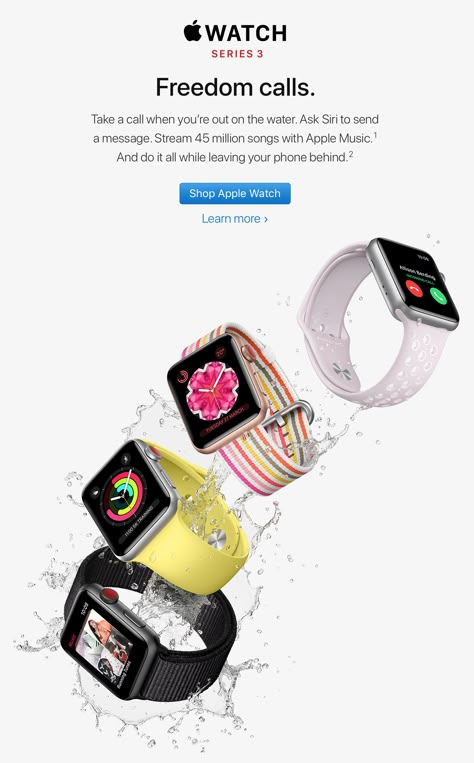 Apple Email Newsletter Apple Newsletter Design, Apple Watch Advertising, Apple Ads Design, Apple Advertising Design, Apple Poster Design, Iphone Advertising, Telecom Ads, Apple Advertisement, Apple Email