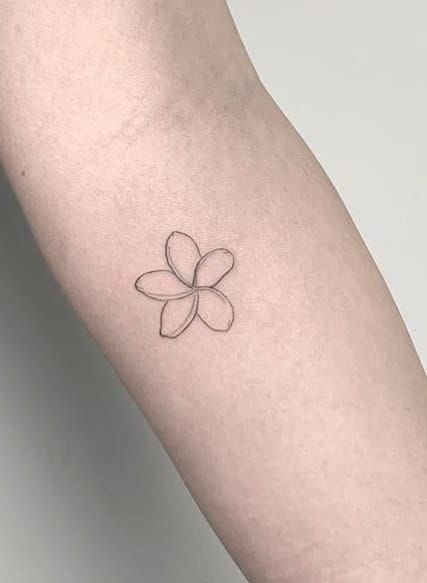 Simple Plumeria Tattoo Plumeria Tattoo Small Simple, 3 Plumeria Tattoo, Dainty Plumeria Tattoo, Simple Hawaiian Flower Tattoo, Plumeria Tattoo Simple, Hawaiian Small Tattoo, Fragipanni Tattoo, Fragapani Flower Tattoo, Tiny Plumeria Tattoo