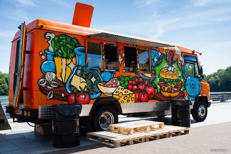 Comida Food Cart Business, Foodtrucks Ideas, Burger Van, Ice Cream Car, Food Truck For Sale, Best Food Trucks, Food Truck Festival, California Food, Food Truck Business