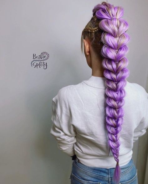 Braid Rave Hair, Festival Braid Ideas, Festival Braids With Color Extensions, Edc Hair, Festival Hair Braids, Rave Hairstyles, Rave Braids, Braided Ponytails, Festival Braids