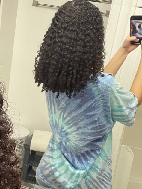 Healthy 3c Hair, 3b Hair Aesthetic, 4a 4b Hair, Dark Curly Hair Aesthetic, 5c Hair, 4 A Hair, Mixed Girls With Curly Hair, Curly Hair 4a, Long 3b Curly Hair