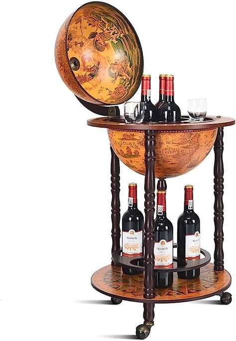 Our wine cabinet have a classic look and exquisite art decorative, it is not only a perfect collection but also an artwork. It plays the function of storing wine and wine glasses and it is can also bring highlights to your home. Globe Bar Cart, Globe Drinks Cabinet, Carved Table Legs, Globe Bar, Bar Stand, Wine Stand, Shoe Rack Entryway, Wine Bar Cabinet, Home Bar Furniture