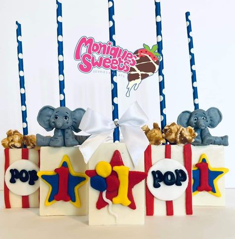 Circus Rice Krispie Treats, Circus Cake Pops, Circus Birthday Cake, Circus Cakes, Rice Treats, Apple Ideas, Circus Birthday Party Theme, Circus Cake, Birthday 4