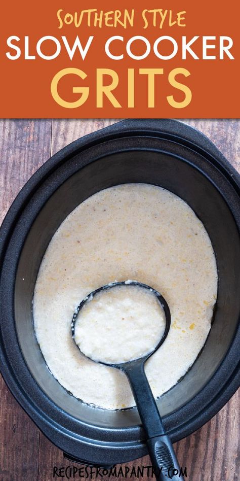 Get ready to make this comforting, belly-filling Crock pot Grits recipe. Slow Cooker Grits are easy to make and the ultimate Dump and Start. They’re great for breakfast, meal prep, overnight crockpot grits, and perfect side dishes ready to go for busy nights or for feeding a crowd. Who doesn’t love a bowl of southern cheesy grits? Click through to get the best Crockpot Grits recipe. #crockpot #crockpotgrits #slowcooker #southerngrits #stonegroundgrits #gritsrecipe #southernrecipe Crockpot Grits Overnight, Crockpot Grits Slow Cooker, Crock Pot Grits, Slow Cooker Grits, Crockpot Grits, Grits Recipes, How To Cook Grits, Recipe Slow Cooker, Best Crockpot