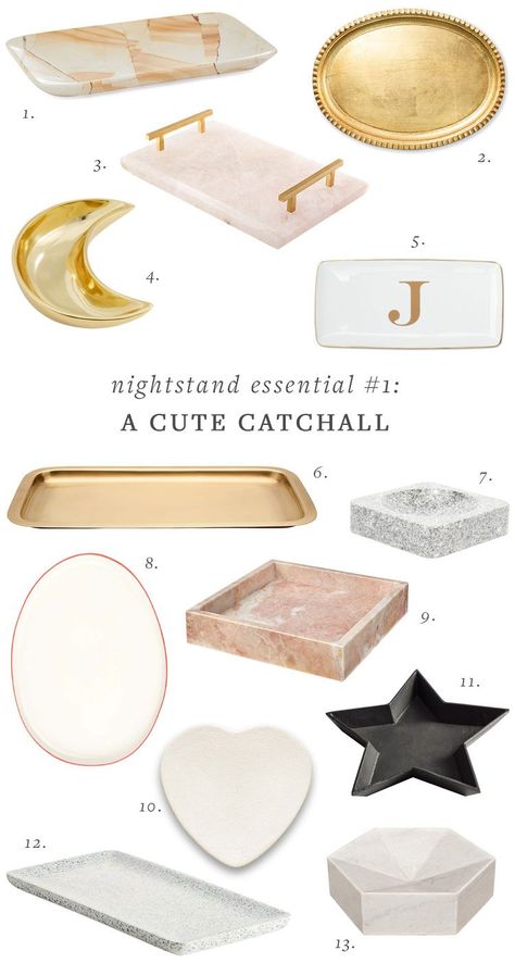 My 5 Nightstand Essentials | Home & Decor | Jojotastic Skincare On Nightstand, Night Stand Tray, Nightstand Tray Ideas, Bedside Tray Decor, Nightstand Tray Decor, Night Stand Essentials, Tray Decor Bedroom, Nightstand Catchall, Cute Nightstand Decor